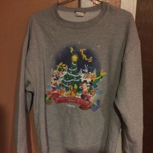 Disney Sweatshirt 2007 Gray Medium Disneyland